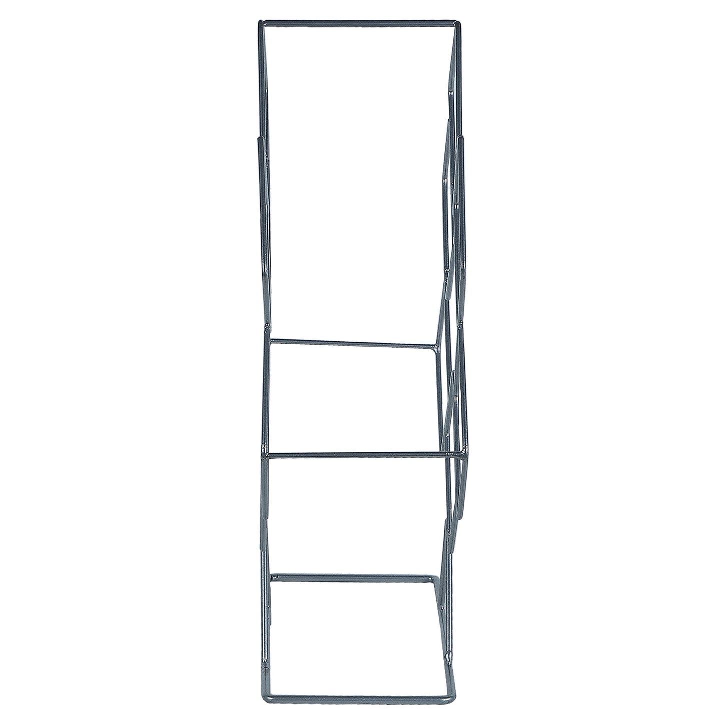 Rectangular Grey WIne Rack for 6 Bottles